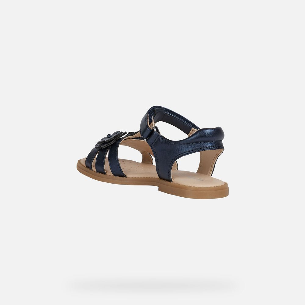 Sandales Geox Karly - Bleu Marine - Fille 150273-EAV